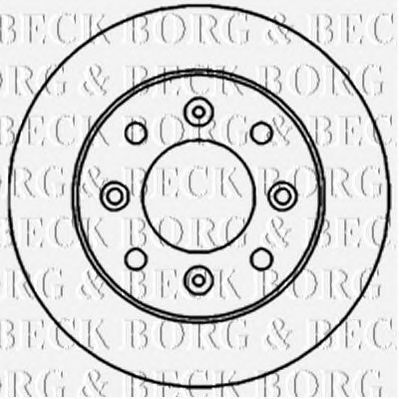 BORG & BECK bbd4713 -  Тормозной диск